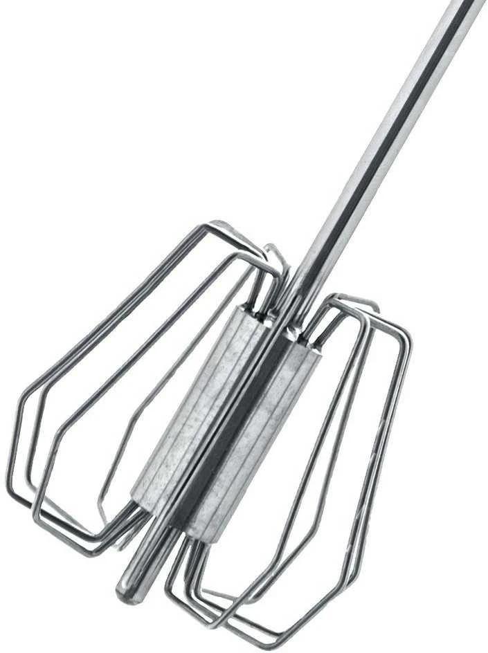 Rotacinis maišytuvas plieno plaktuvas sukamasis rankinis plaktuvas 36 cm