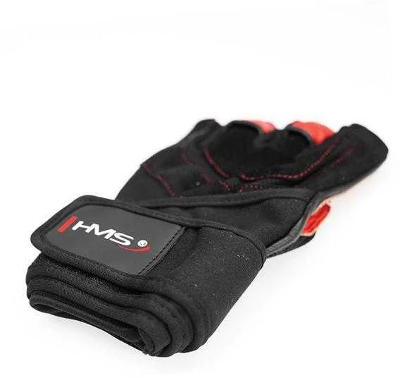 RST01 Juodas / RAUDONAS DYDIS. XXL PIRŠTINĖS HMS GYM