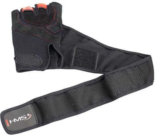 RST01 Juodas / RAUDONAS DYDIS. XXL PIRŠTINĖS HMS GYM