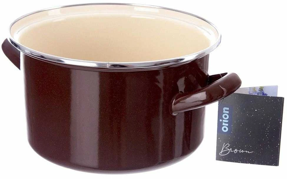 Ruda emaliuota indukcinių dujų kieta ORION 20 cm 3 L