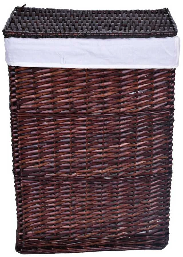Rudas pintas krepšelis 114L
