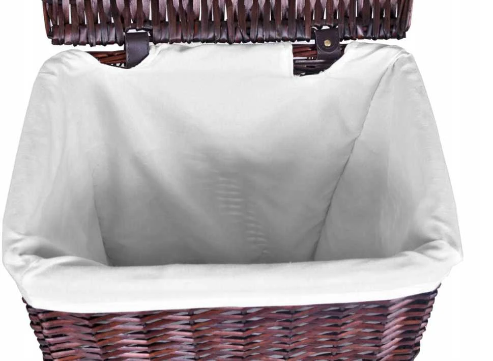 Rudų pintų krepšelių rinkinys 72 l ir 114 l