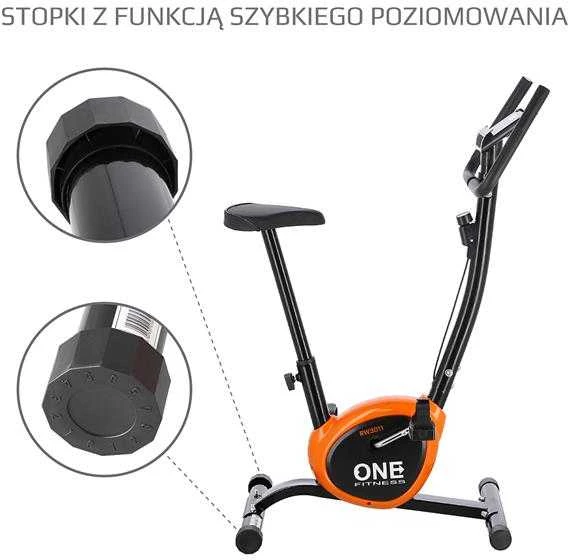 RW3011 Juodas-ORANŽINĖ ONE FITNESS MOBILUS DVIRATIS