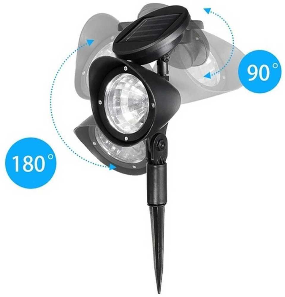 SAULĖS LEMPAS, 3 LED IŠIMTAS ​​REFLEKTORIAUS