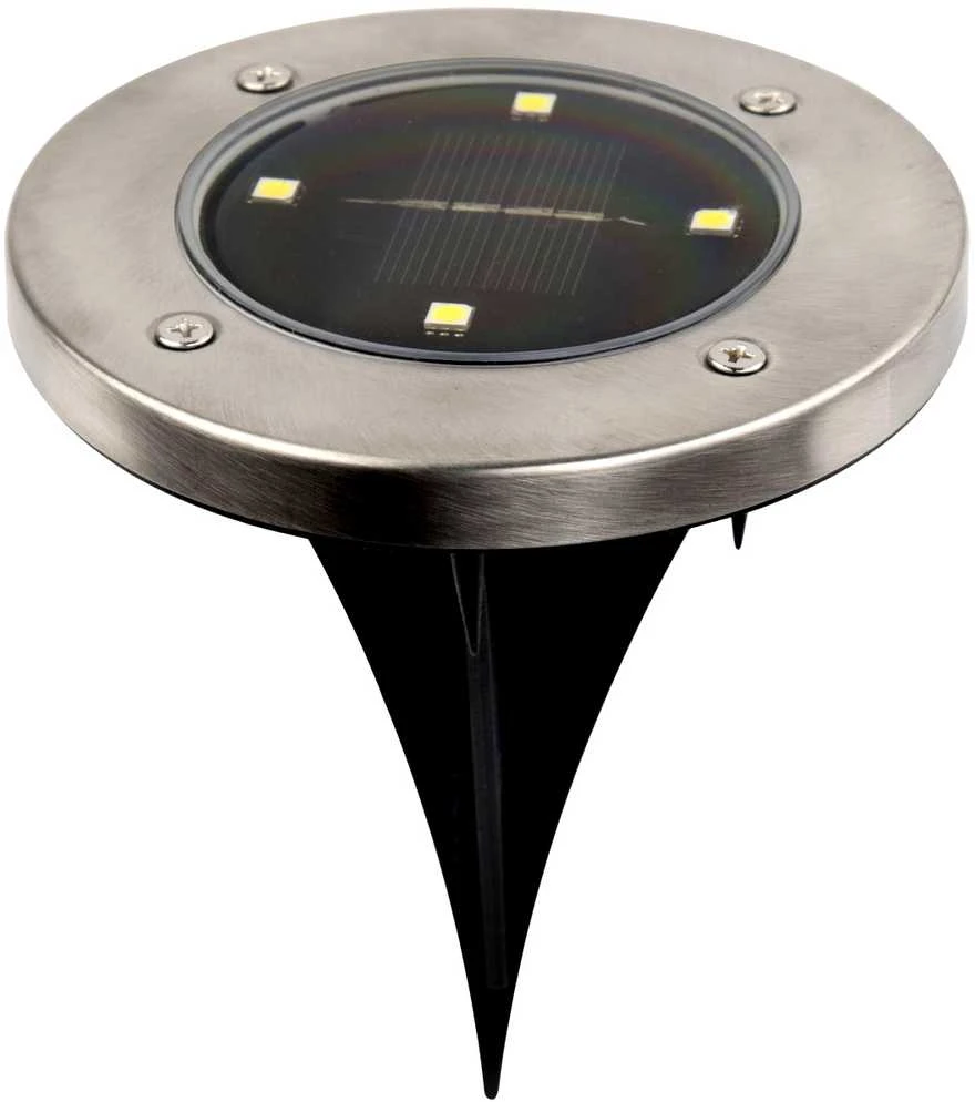 SAULĖS LEMPAS 4 LED SMD, VARŽIAMAS Į ŽEMĘ, 4 Vnt.