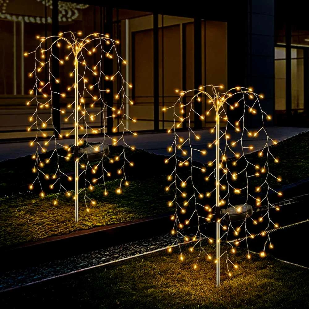 SAULĖS LEMPAS FEJERVERKŲ MEDŽIS 72CM 120 LED