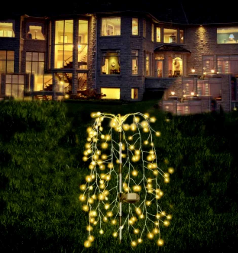 SAULĖS LEMPAS FEJERVERKŲ MEDŽIS 72CM 120 LED