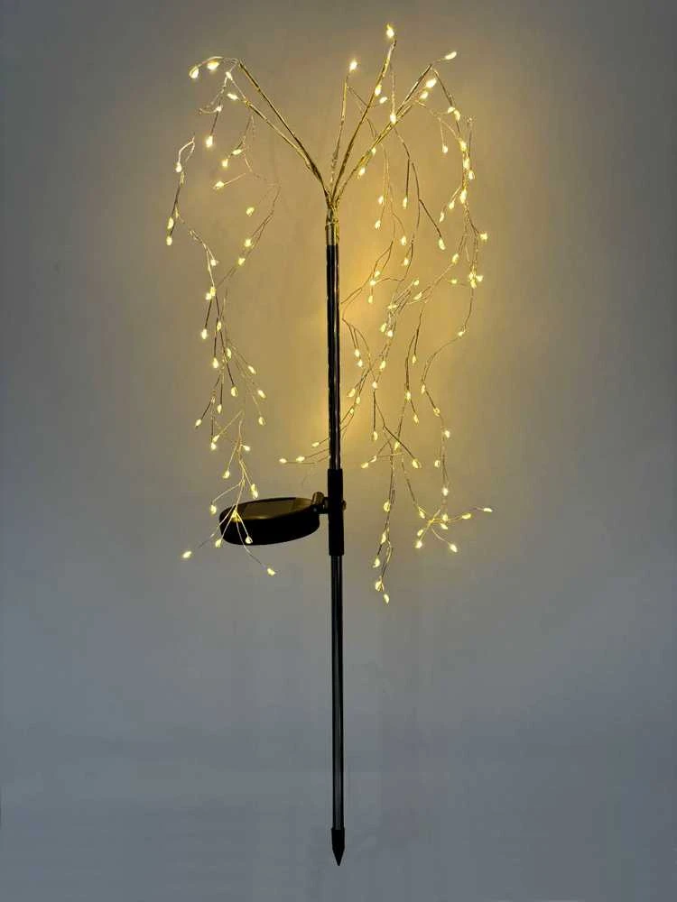 SAULĖS LEMPAS FEJERVERKŲ MEDŽIS 72CM 120 LED