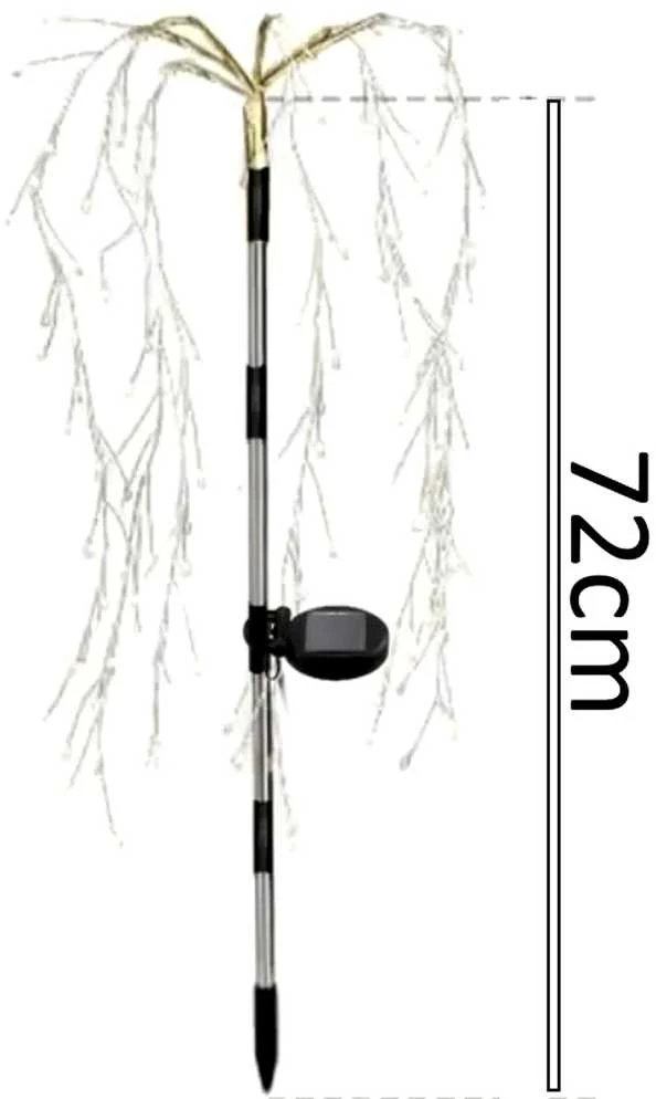 SAULĖS LEMPAS FEJERVERKŲ MEDŽIS 72CM 120 LED