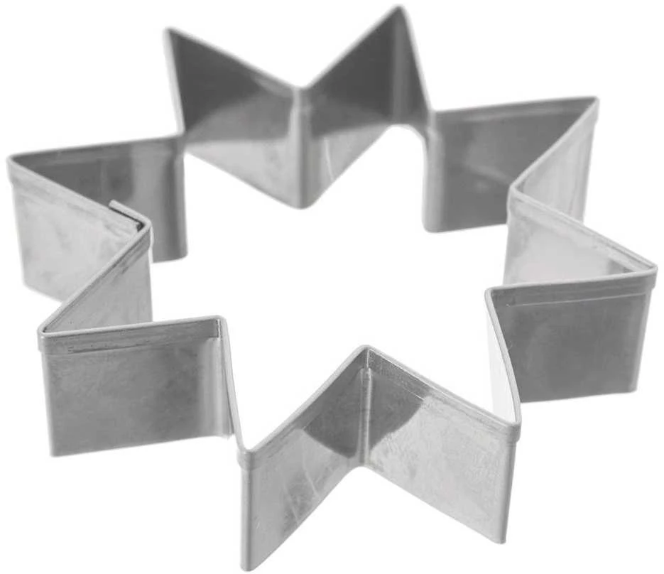 Sausainių pjaustyklė plieninė žvaigždė 6 cm