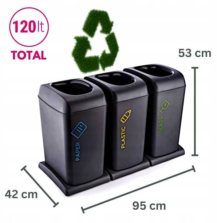 SEGREGACINIŲ KREPŠELIŲ RINKINYS 3X40 LT