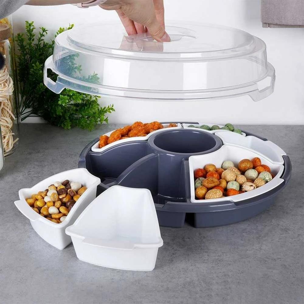 Serviravimo lėkštė su dangteliu 33 cm