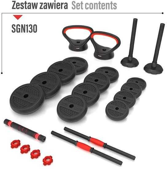 SGN130 PRO RINKINYS 6IN1 30KG HMS SVORIŲ RINKINYS