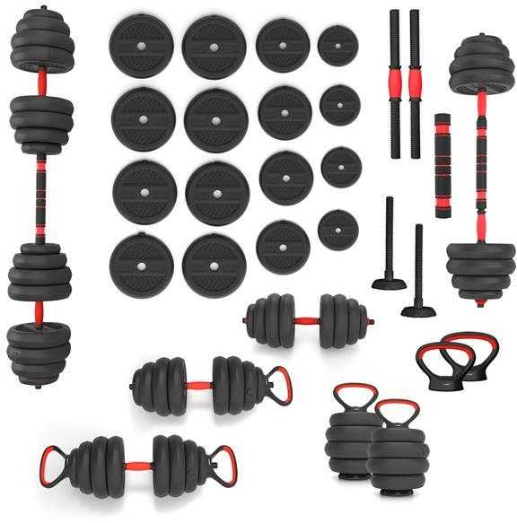 SGN140 (2 DALYS) PRO SET 6IN1 SVORIŲ RINKINYS 40KG HMS