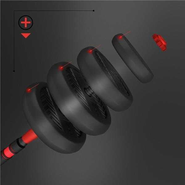 SGN140 (2 DALYS) PRO SET 6IN1 SVORIŲ RINKINYS 40KG HMS