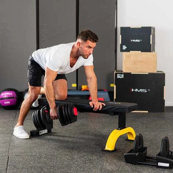 SGR40 PRO SET 2IN1 REGULIUOJAMAS HANTELIŲ RINKINYS 43,5 KG HMS