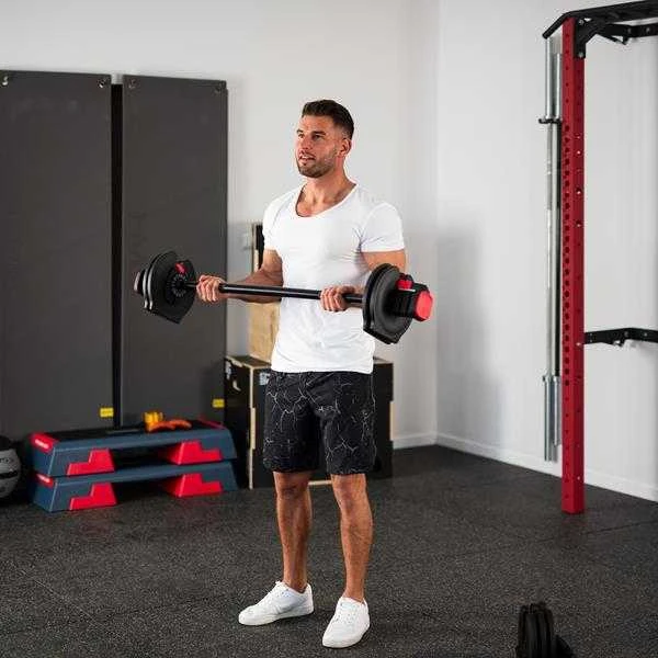 SGR40 PRO SET 2IN1 REGULIUOJAMAS HANTELIŲ RINKINYS 43,5 KG HMS
