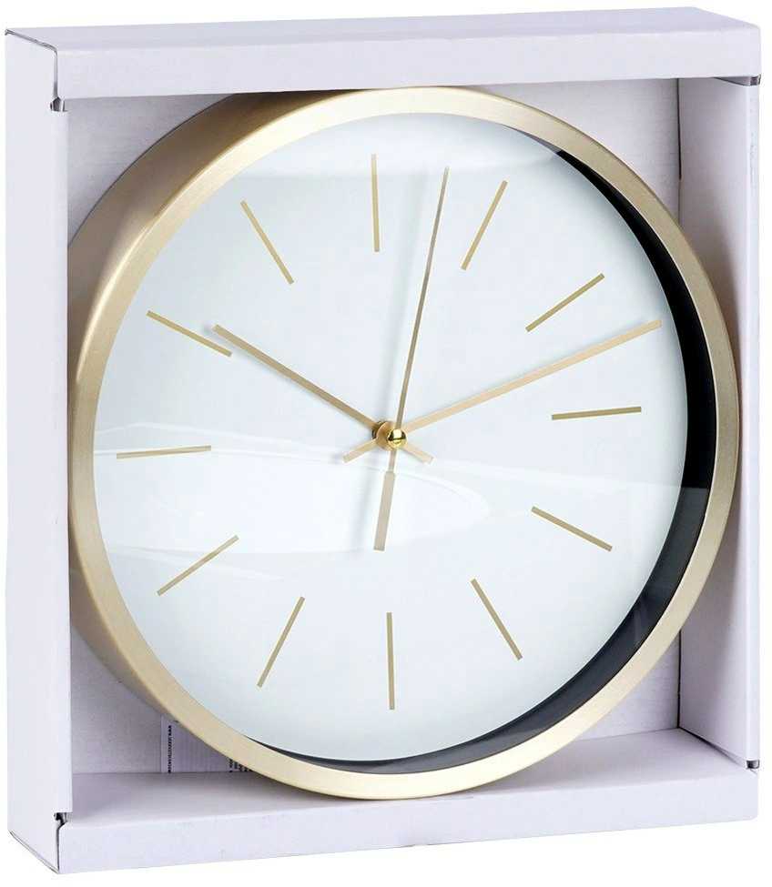 Sieninis laikrodis balto aukso 25 cm