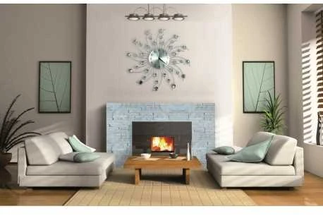 Sieninis laikrodis Cristal Cloud - 50 cm