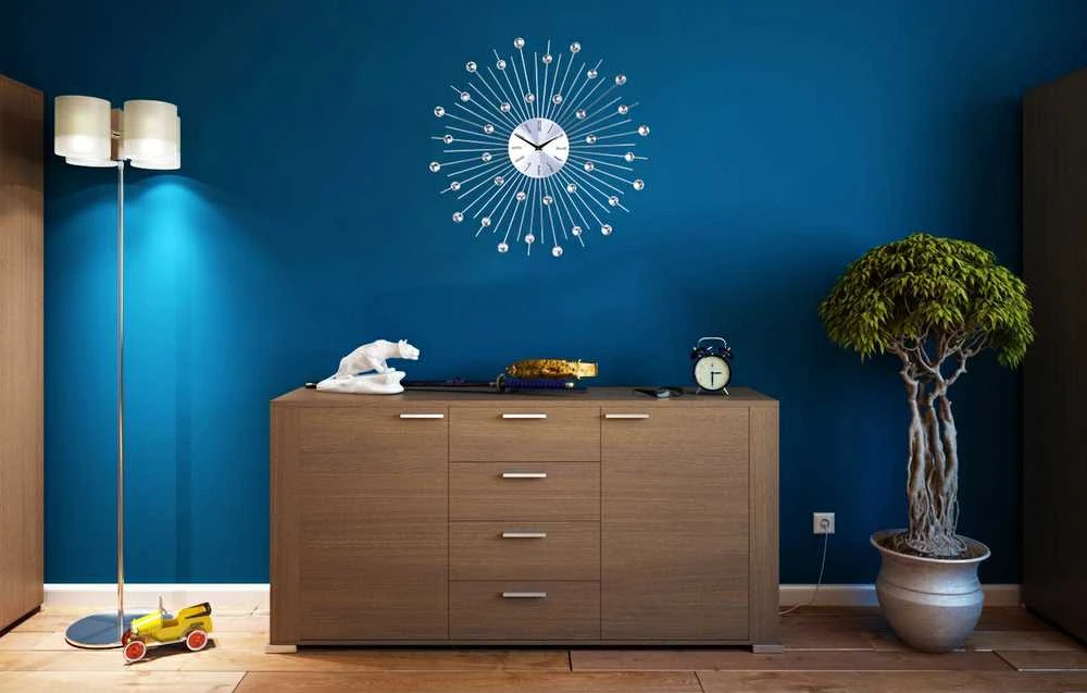 Sieninis laikrodis Cristal Moon - 50 cm