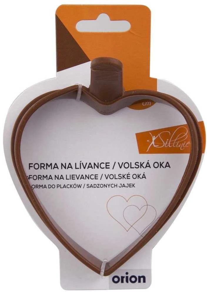 Silikoninė forma keptiems kiaušiniams kiaušiniui širdies formos keptuvėje