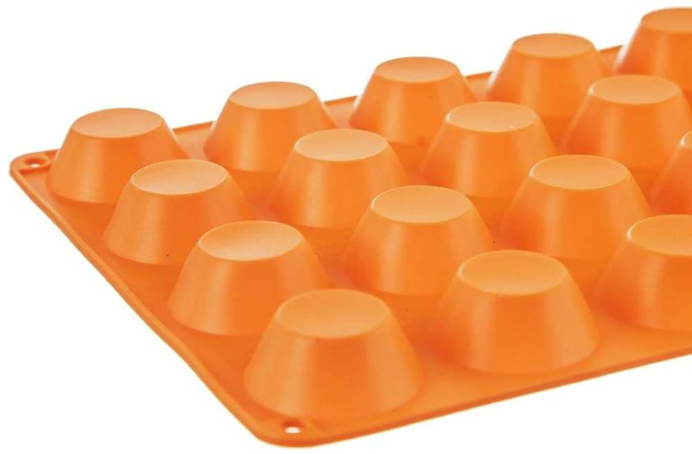 Silikoninė forma, mini bandelių kepimo forma bandelėms, mažos bandelės, 20 vnt.
