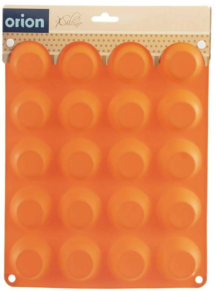 Silikoninė forma, mini bandelių kepimo forma bandelėms, mažos bandelės, 20 vnt.