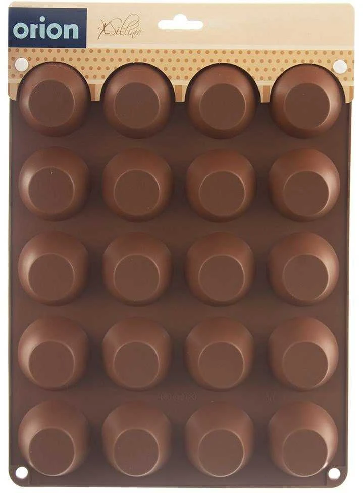 Silikoninė forma, mini bandelių kepimo forma bandelėms, mažos bandelės, 20 vnt.