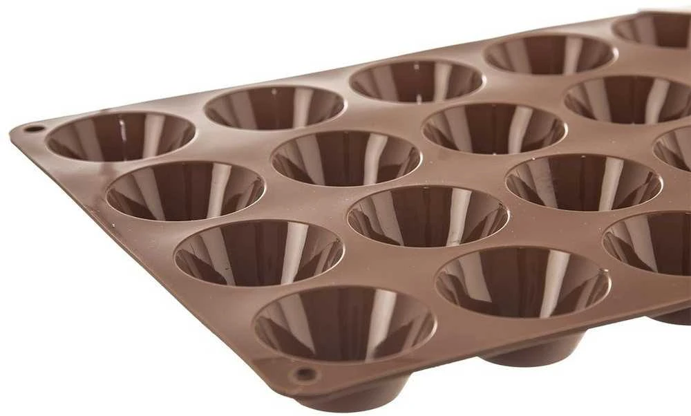 Silikoninė forma, mini bandelių kepimo forma bandelėms, mažos bandelės, 20 vnt.