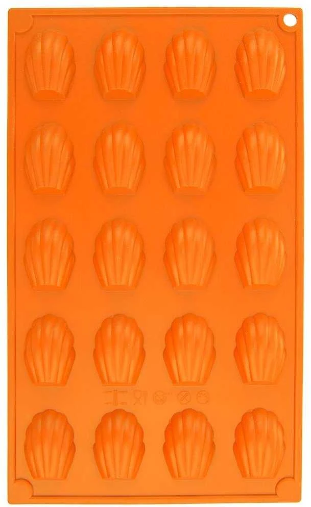 Silikoninė kepimo forma kriauklėms, praline, kriauklėms, 20 vnt