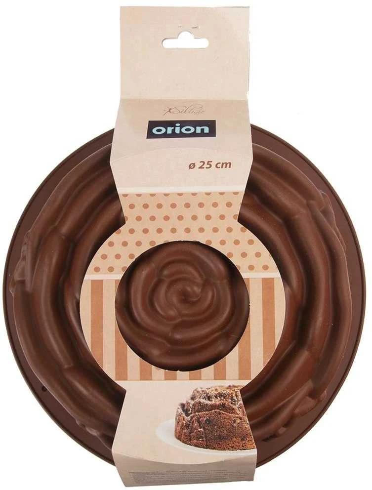 Silikoninė torto forma rožinė ruda SILLINIE 25 cm