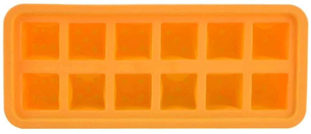 Silikoninis ledo padėklas 12 ledo kubelių, dideli XL kubeliai