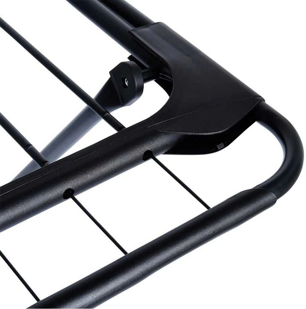 Skalbinių džiovintuvas Metalinis Juodas Ištraukiamas XXL Solid VILDE 108-182 cm