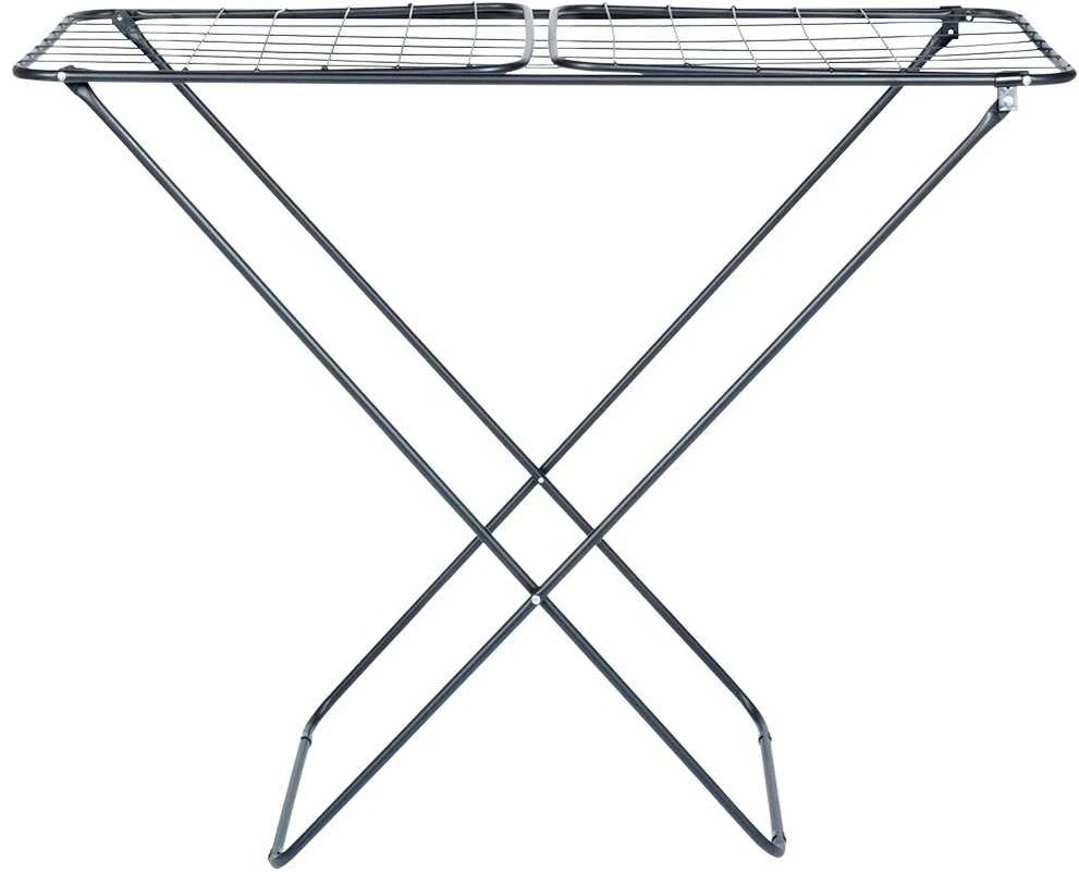 Skalbinių džiovyklė rūbams stovi, sulankstoma, metalinė, talpi, VILDE, 181 cm