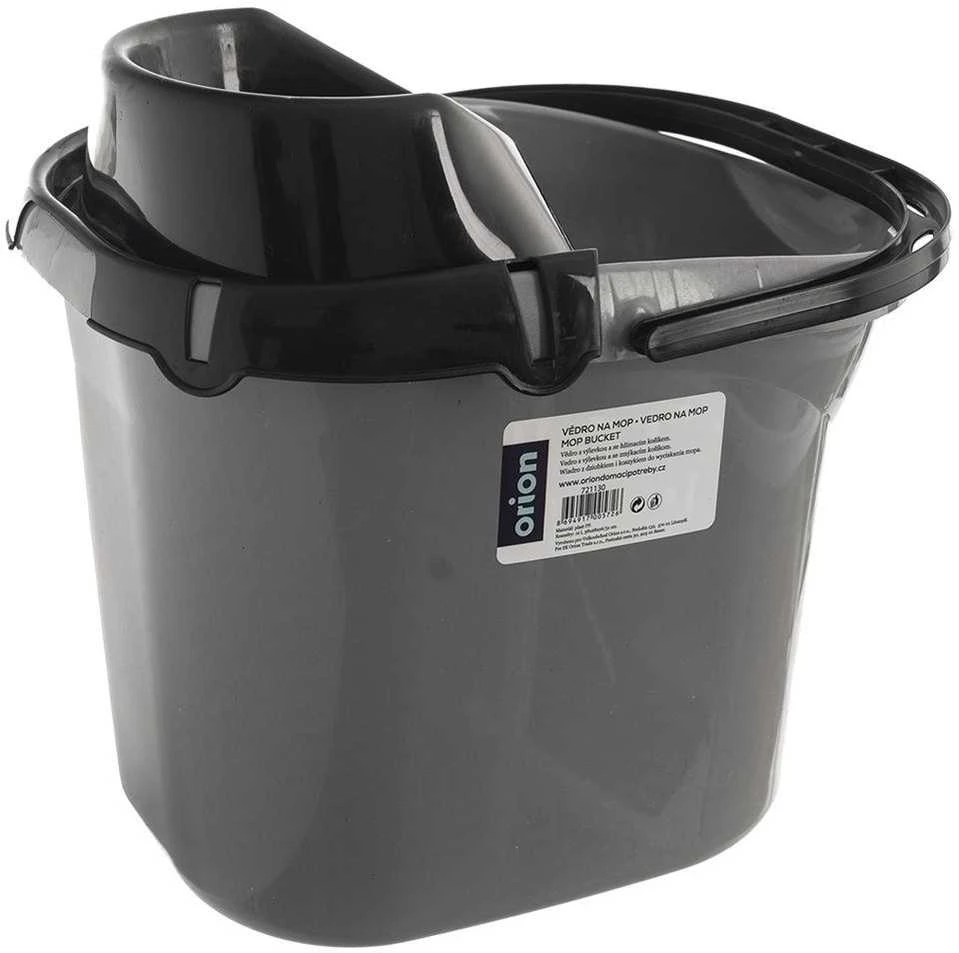 Šluostės kibiras 12 l PILKA