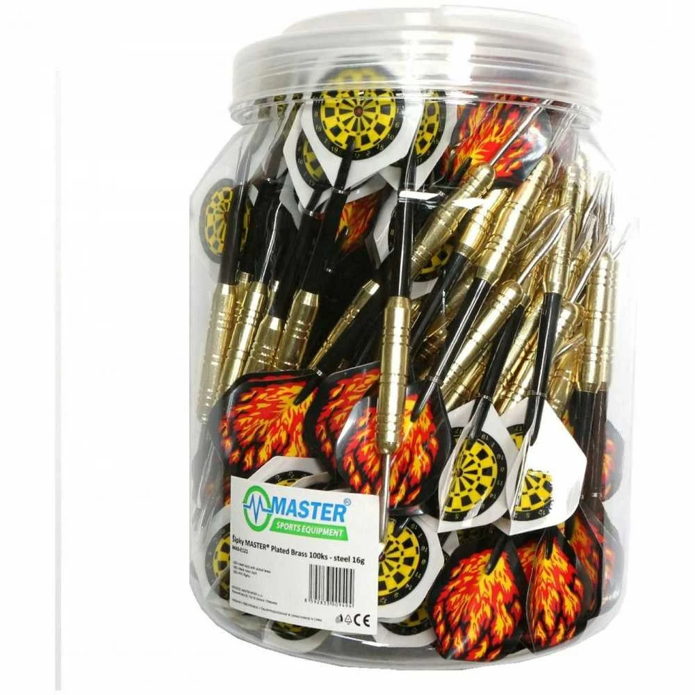 Smiginis MASTER Smiginis 16 g (100 vnt.) aštriais antgaliais