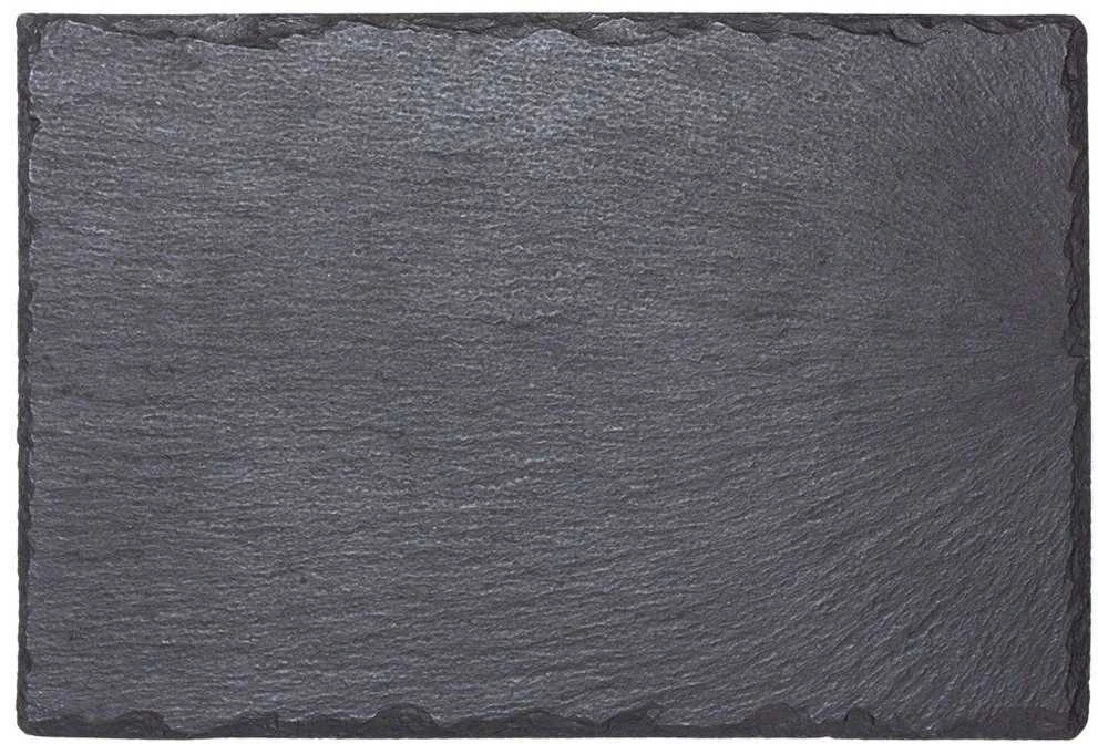 Stačiakampio formos akmeninis padėklas serviravimui 30x20 cm