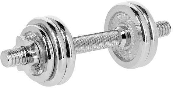 STC15 Hanteliai lagamine 2 x 7,5 KG CHROME HMS