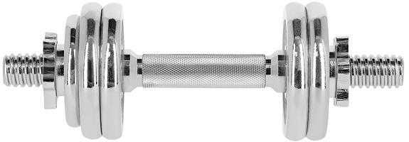 STC15 Hanteliai lagamine 2 x 7,5 KG CHROME HMS