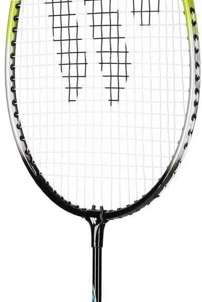 STEELTEC 216K BADMINTONO RAKEČIŲ RINKINYS ŽALIA+MĖLYNA + PEČĖS 3 Vnt.