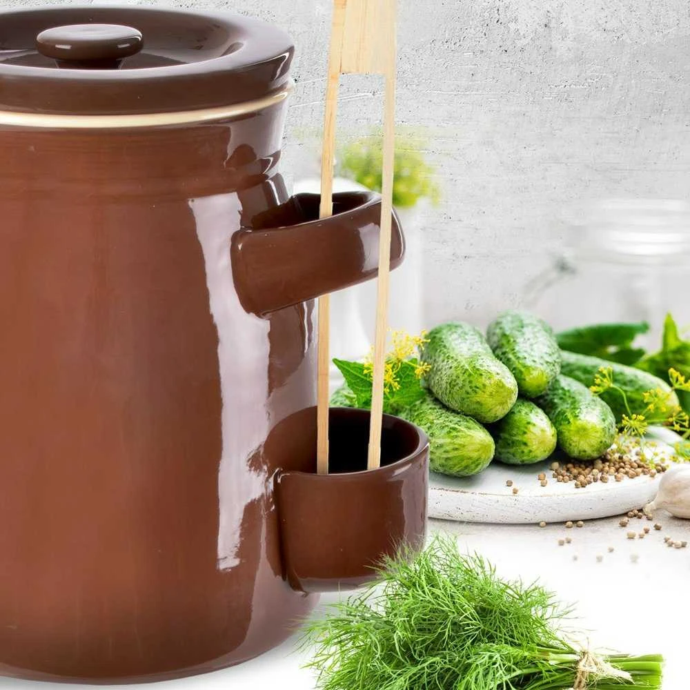 Stiklainis indelis agurkams raugti, 2,5 l