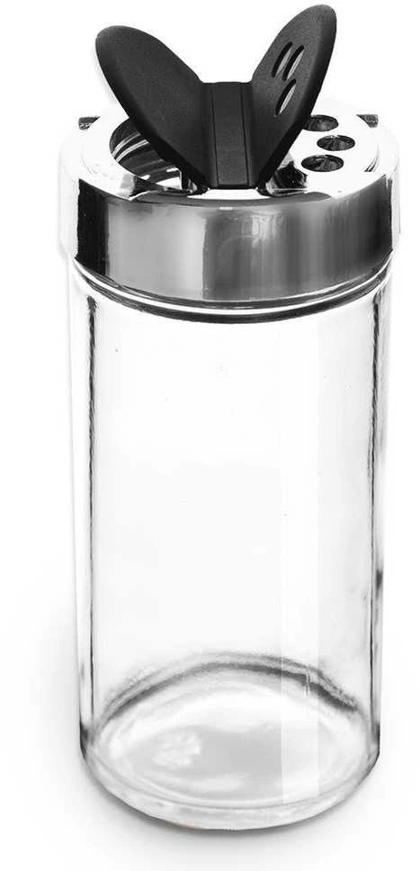 Stiklinė virtuvės prieskonių talpa su skylutėmis, 100 ml