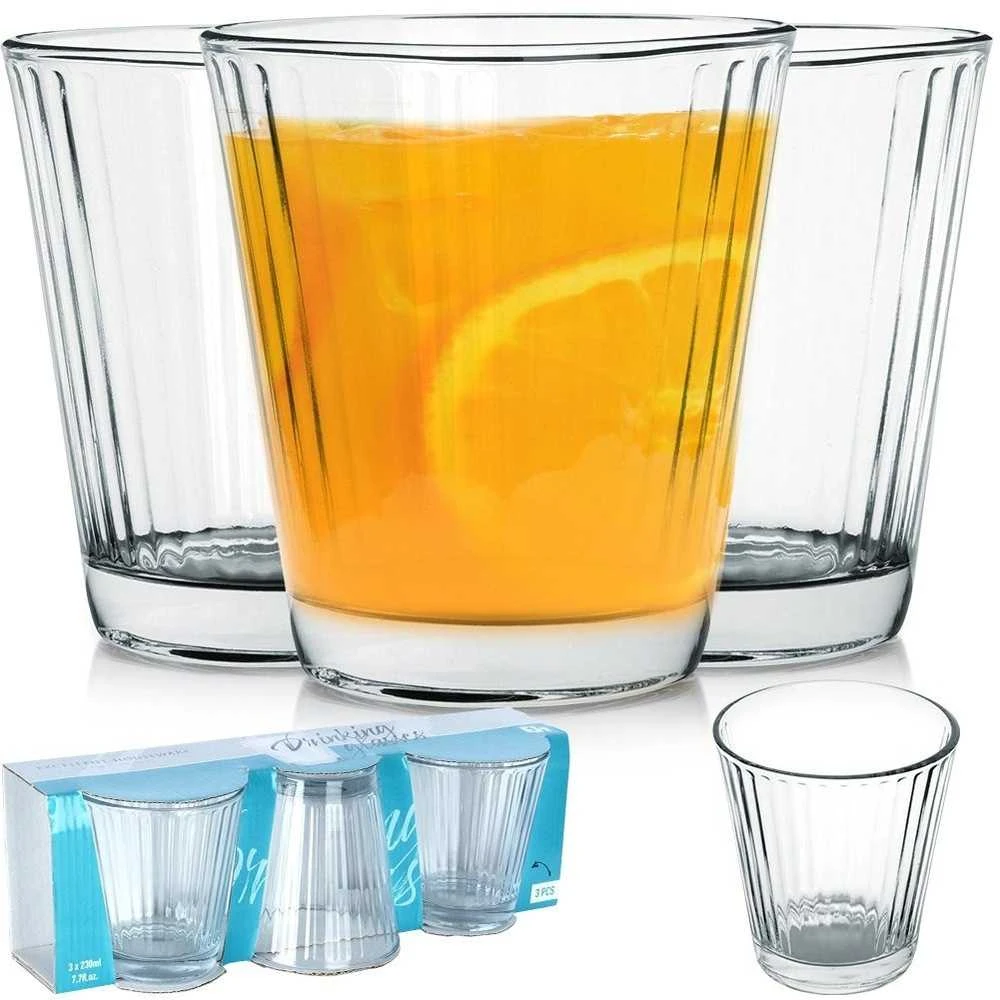 Stiklinės 220 ml 3 vnt.