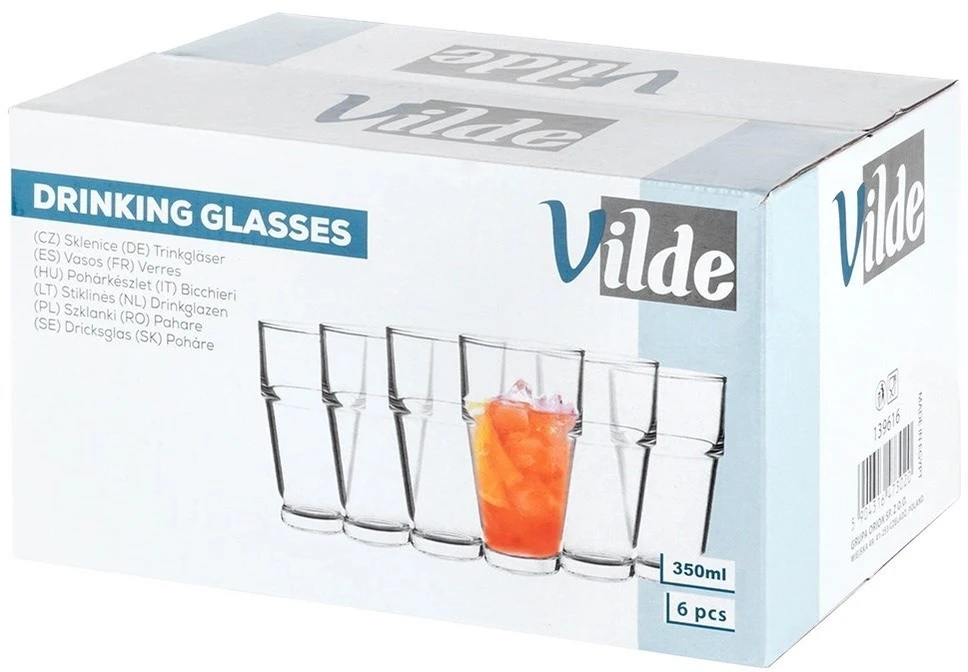 Stiklinės po 325 ml, 6 vnt.