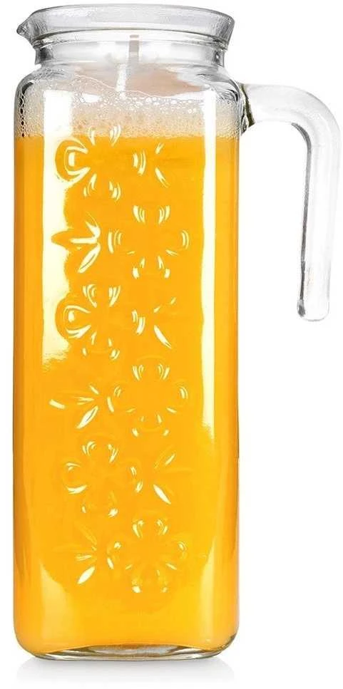 Stiklinis ąsotis su dangteliu 1,2 l