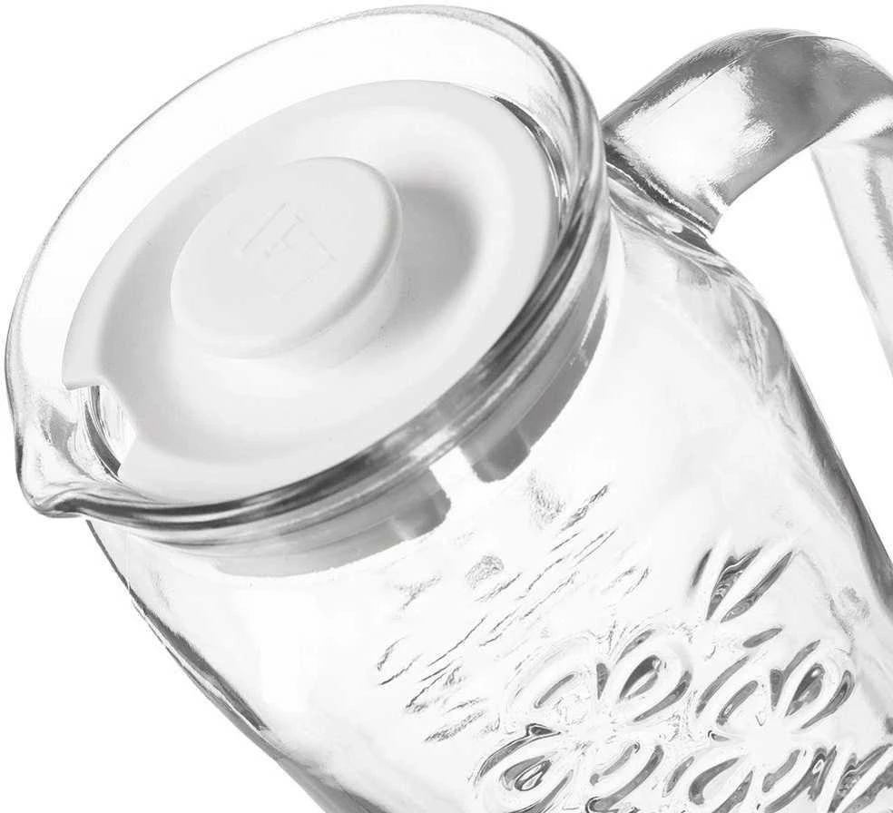 Stiklinis ąsotis su dangteliu 1,2 l