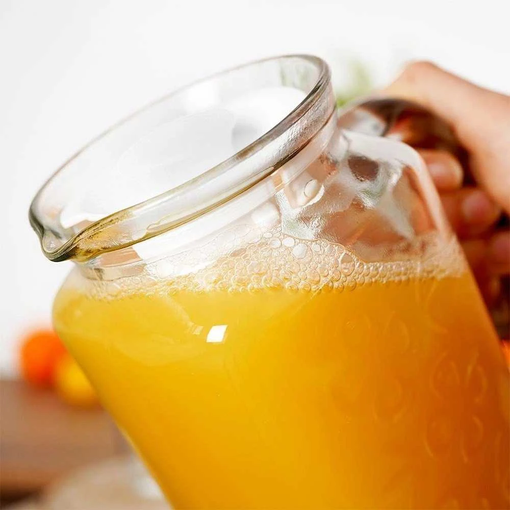 Stiklinis ąsotis su dangteliu 1,2 l
