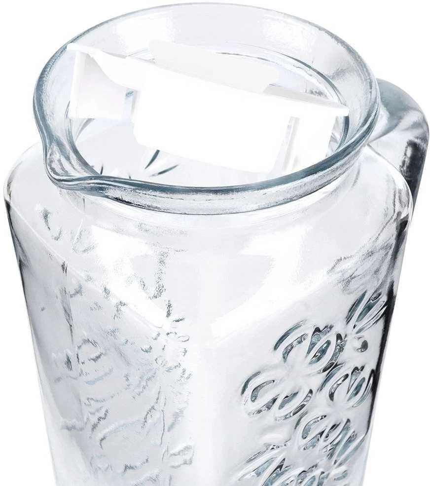Stiklinis ąsotis su dangteliu 1,2 l