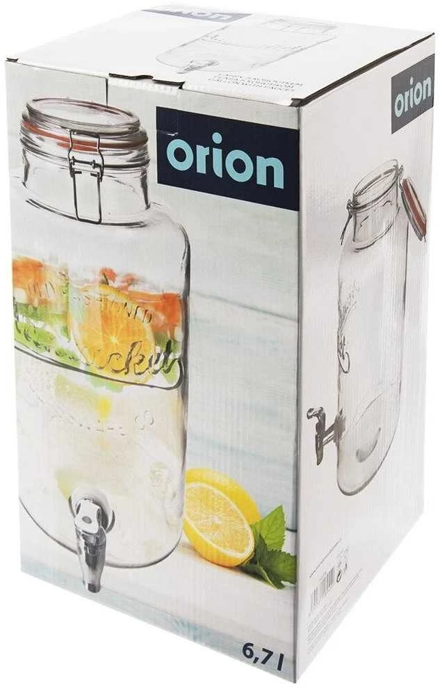 Stiklinis gėrimų indas su čiaupu, 6,7 l