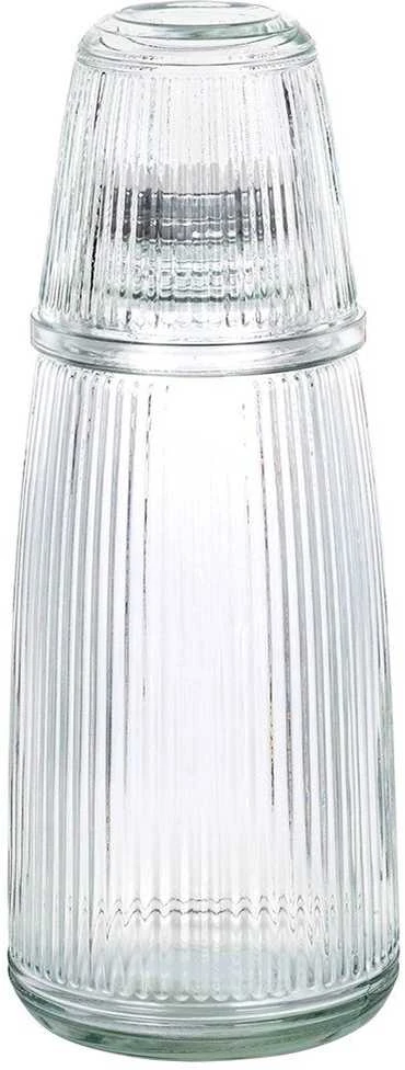 Stiklinis grafinas su stiklu 1 l + 220 ml 2 vnt.